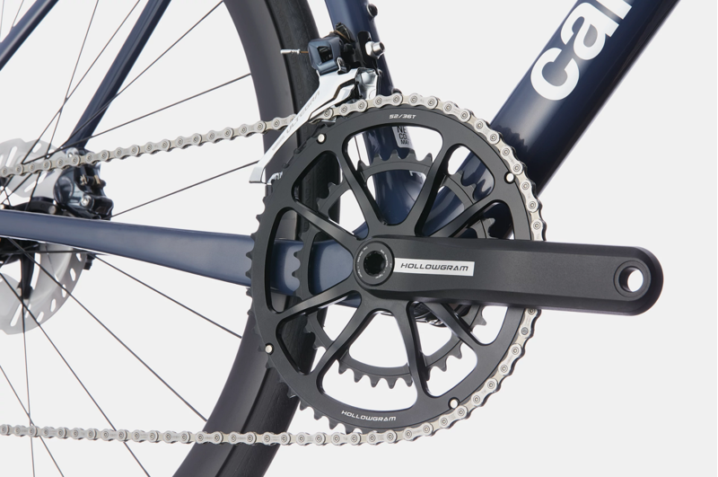 2021 Cannondale SuperSix EVO Hi-MOD Disc Ultegra Road Bike in Blue-4